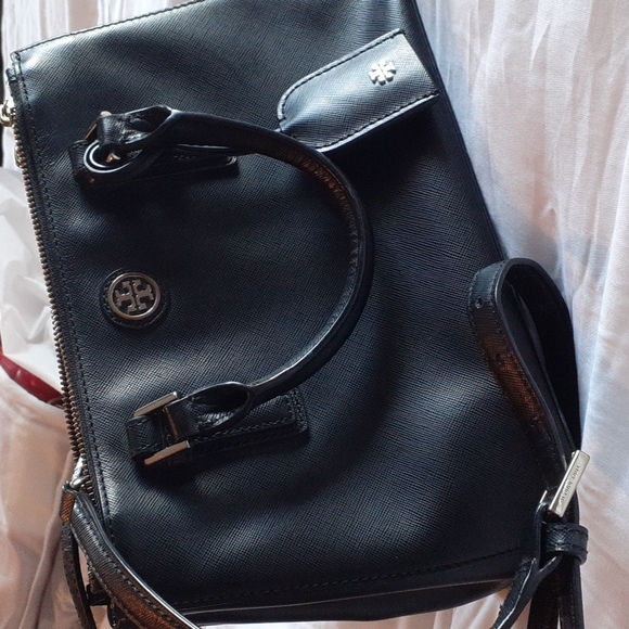 TORY BURCH Saffiano Leather Handle Bag/Crossbody - Picture 12 of 16